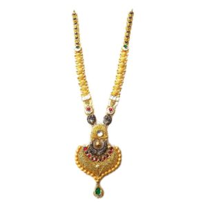22k Gold Antique Designer Necklace MGA - GLS060