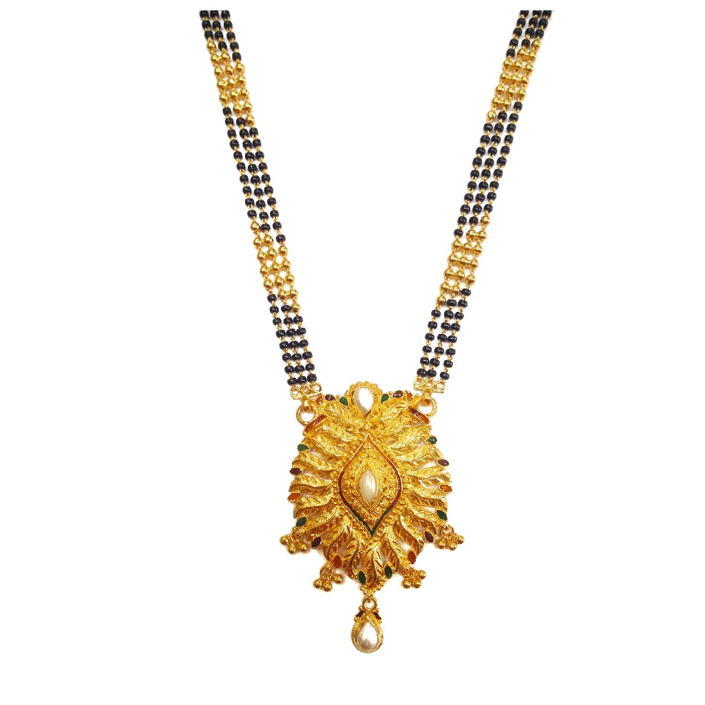 916 Gold Kalkatti Stylish Designer Mangalsutra MGA - GM054