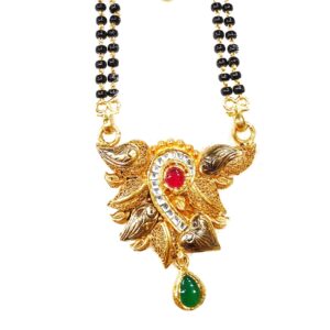 22k Gold Antique Oxidised Mangalsutra MGA - GM053