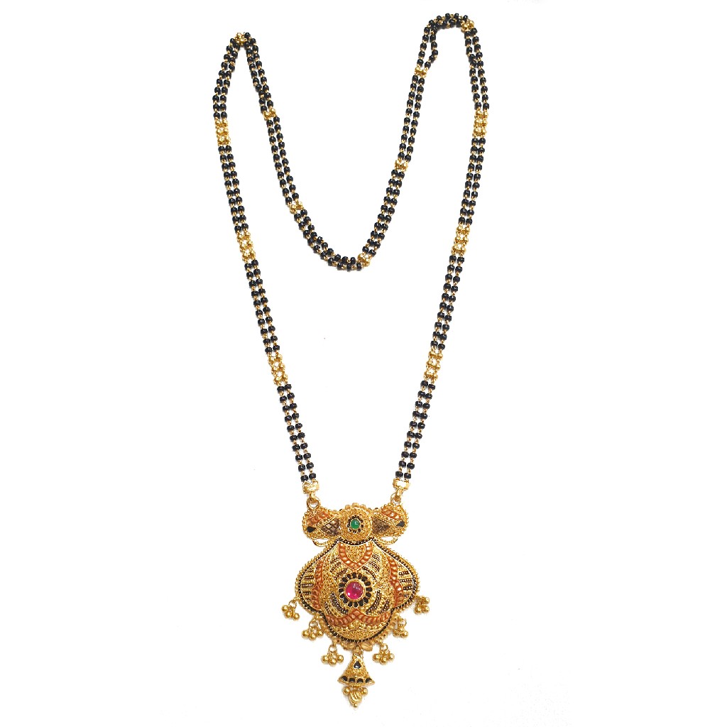 22kt Gold Designer Work Mangalsutra MGA - GM051