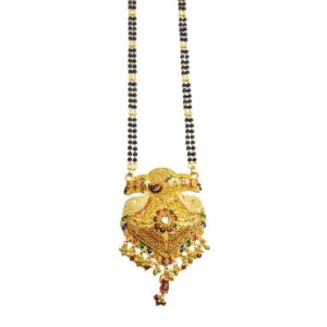 916 Gold Modern Peacock Mangalsutra MGA - GM022