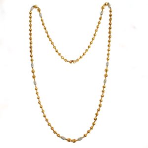 1 gram gold forming cnc vertical mala chain mga - mle0027