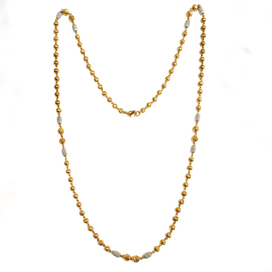1 gram gold forming cnc vertical mala chain mga - mle0027