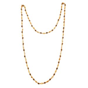 1 gram gold forming moti mala mga - mle0024