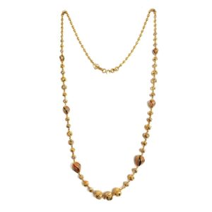 One gram gold forming meenakari cnc mala mga - mle0036