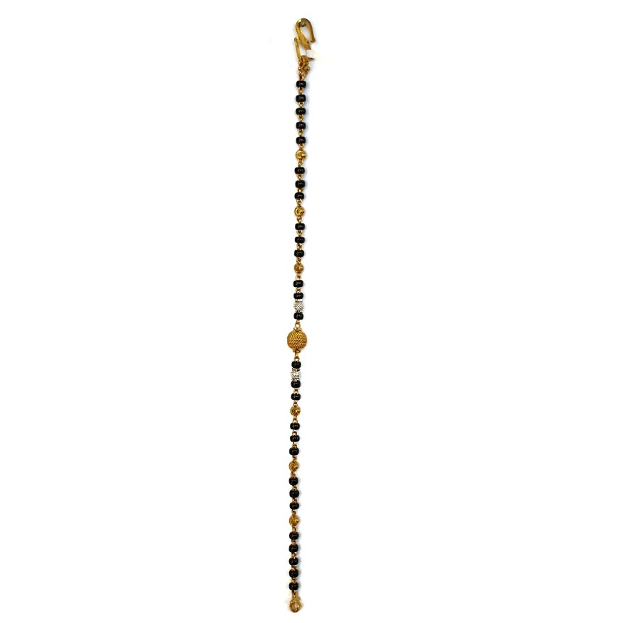 One gram gold forming single line bracelet mga - mga0067