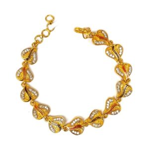 1 gram gold forming fancy bracelet mga - bre0043