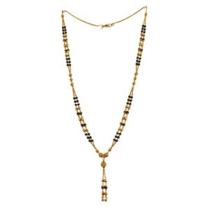 One gram gold forming fancy mangalsutra mga - mse0100