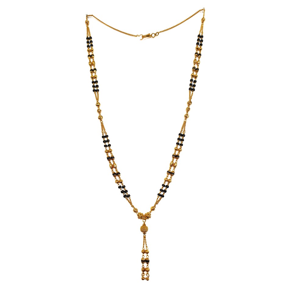 One gram gold forming fancy mangalsutra mga - mse0100