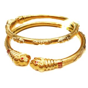 22k Gold Shihmora Gabha Kadli Bangles MGA - GK028