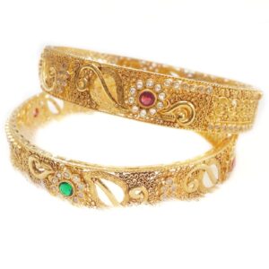 22k Gold Designer Bengal Kada MGA - GP029