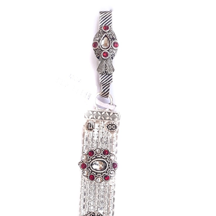 Long Meenakari Fancy Silver Juda MGA -JUS0004 - Image 3