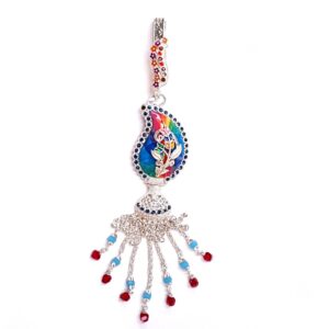 Meenakari colourful designer silver juda mga - jus0010