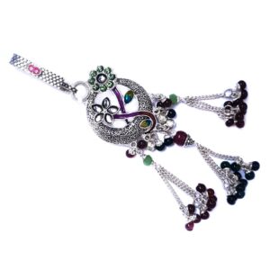 Stylish flower designer silver juda mga - jus0017