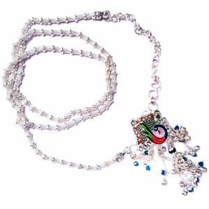 Meenakari peacock round chain kamarband mga - jus0050