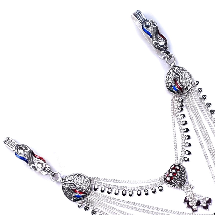 2 clips fancy silver kandora mga - jus0074 - Image 3