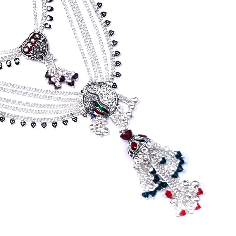 2 clips fancy silver kandora mga - jus0074 - Image 2