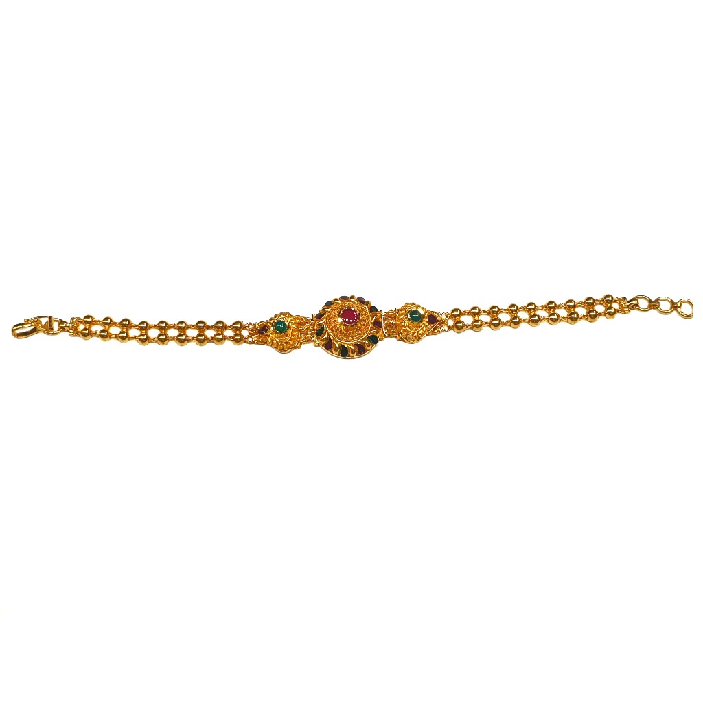 22k gold antique bracelet mga - gb004 - Image 2