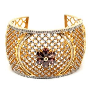 Micro gold forming fancy diamond bracelet mga - bge0102