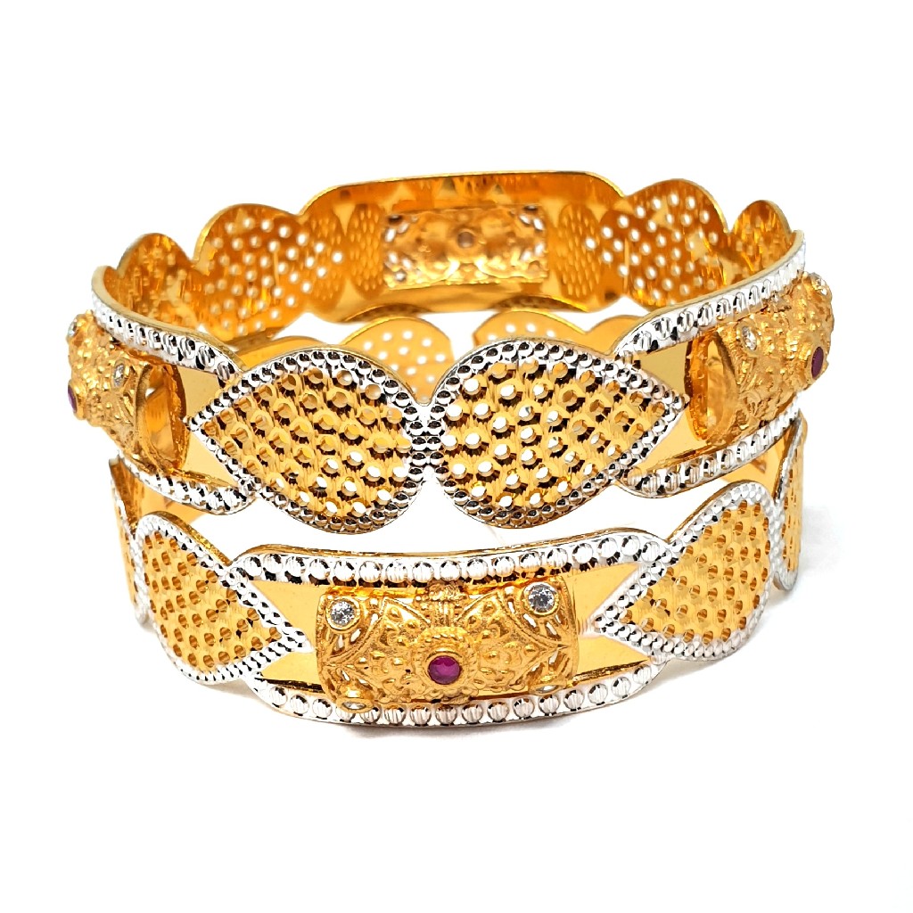 One gram gold forming 4 kada bangles mga - bge0209