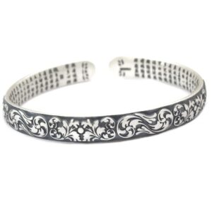 925 Sterling Silver Gents Kada Bracelet MGA - BRS0356