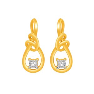 18K Gold Real Diamond Fancy Earring MGA - SDG0017