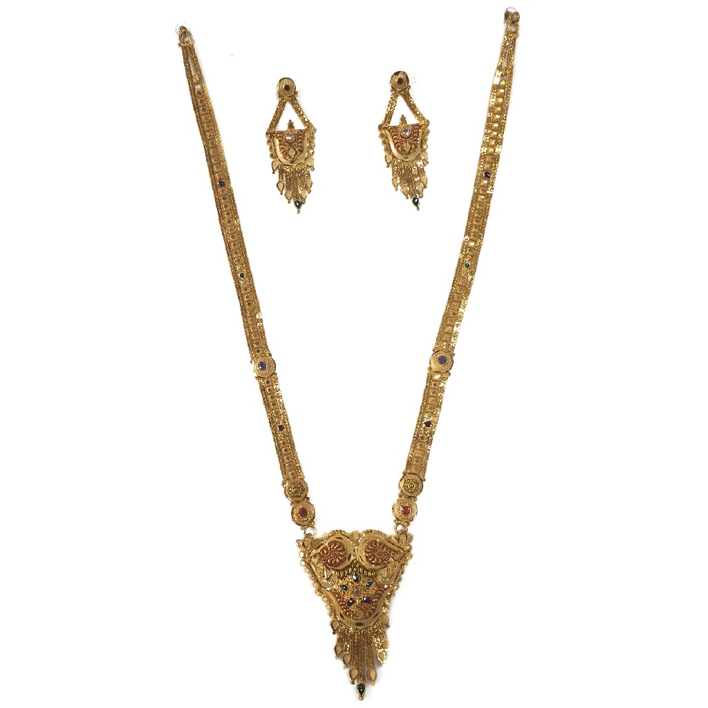 One Gram Gold Forming Necklace Set MGA - GFN00200