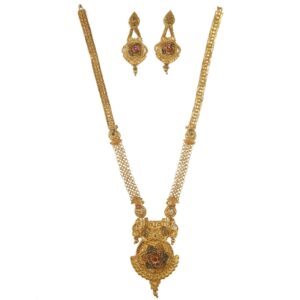 One Gram Gold Vorming Necklace Set MGA - GFN0017