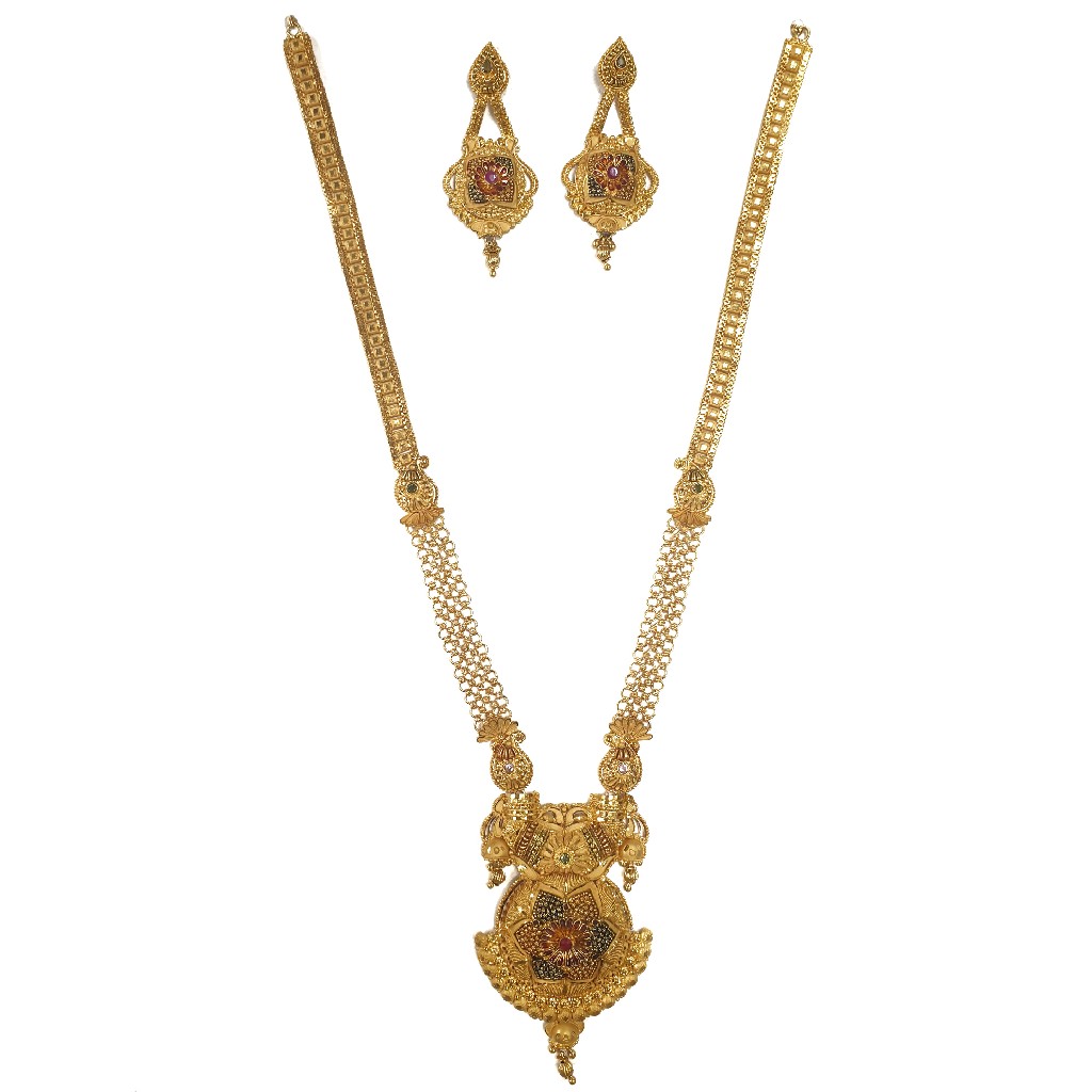 One Gram Gold Vorming Necklace Set MGA - GFN0017
