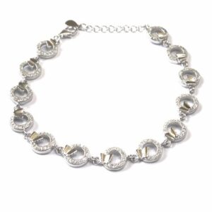 925 Sterling Silver Fancy Bracelet MGA - BRS0419