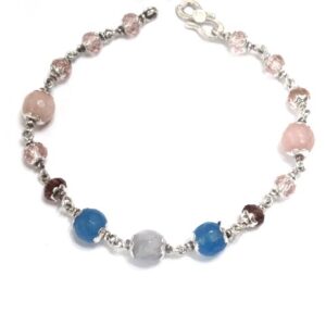 925 sterling silver pearl bracelet mga - brs0037