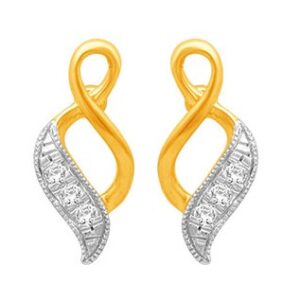 18K Gold Real Diamond Fancy Earring MGA - SDG0007