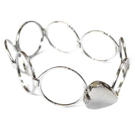 925 Sterling Silver Heart Shape Ring MGA - SR0079 - Image 3