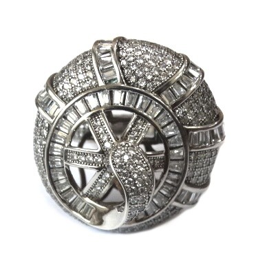 925 Sterling Silver Round Shape Ring MGA - SR0074