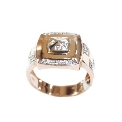 18k rose gold ring mga - rgr002