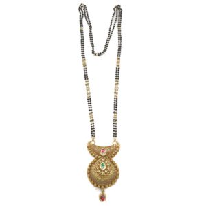 22K Gold Antique Mangalsutra MGA - GM002