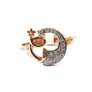 18k rose gold fancy ring mga - rgr0034