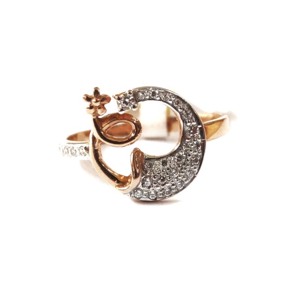 18k rose gold fancy ring mga - rgr0034