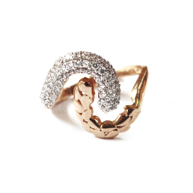 18k rose gold fancy ring mga - rgr0029