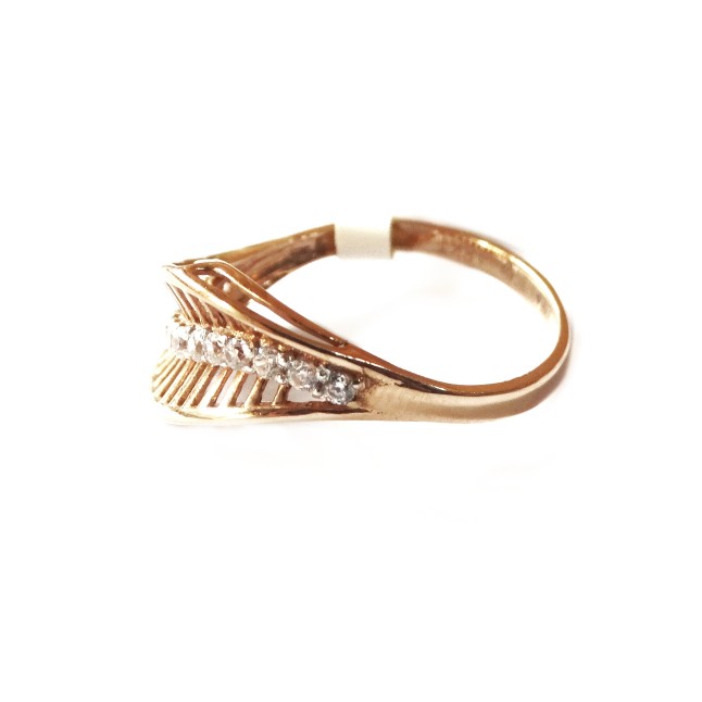 18k rose gold fancy ring mga - rgr0020