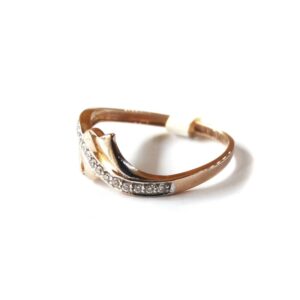 18k rose gold fancy ring mga - rgr0016