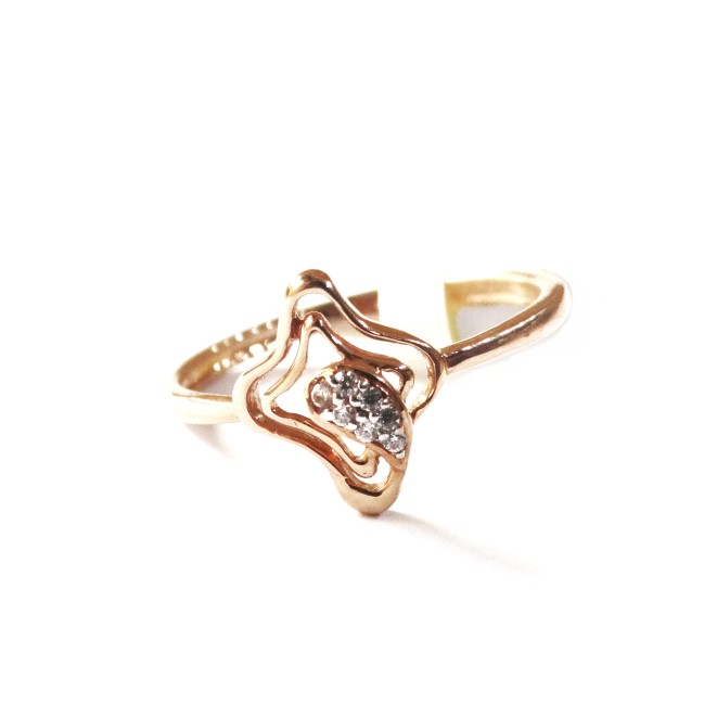18k rose gold fancy ring mga - rgr0014