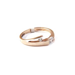 18k rose gold fancy ring mga - rgr006