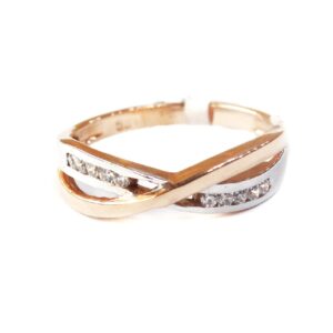 18k rose gold fancy ring mga - rgr005