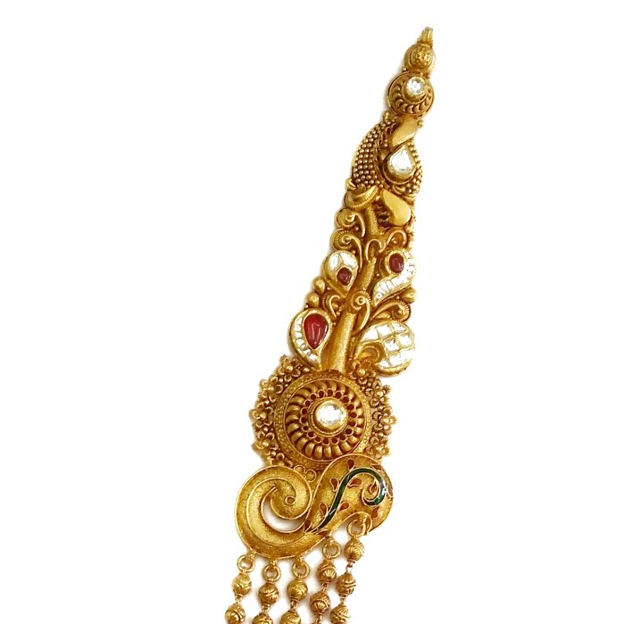 22k gold antique mala mga - am002 - Image 3