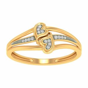 18k gold real diamond ring mga - rdr0038