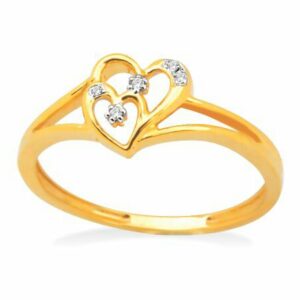 18k gold real diamond ring mga - rdr0037