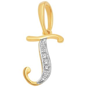 18k gold real diamond pendant mga - rp0010