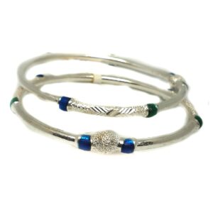 92.5 sterling silver bangles mga - sb0010