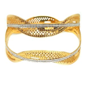 One gram gold forming bangles mga - gf0055